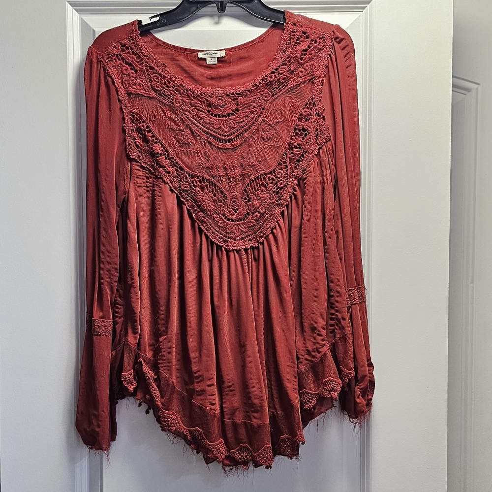 Ultra Pink Flowy Top